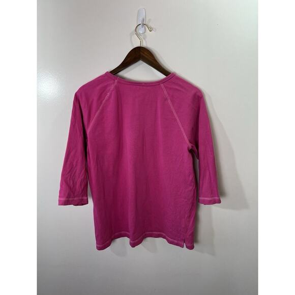 The Quacker Factory Women’s Beaded Halloween Shirt Size L Pink Witchy Black Cat - Picture 2 of 8